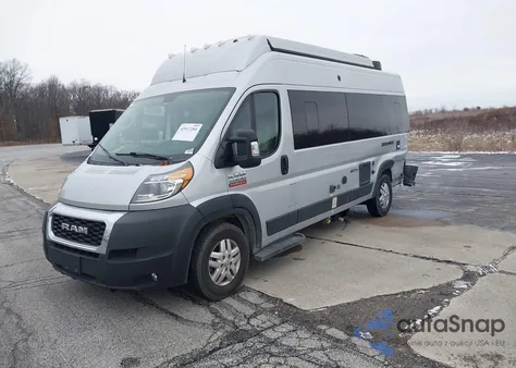 2021 Ram Promaster 3500 Window Van High Roof 159 Wb Ext z USA, uszkodzony, nr VIN 3C6MRVUG3ME590906